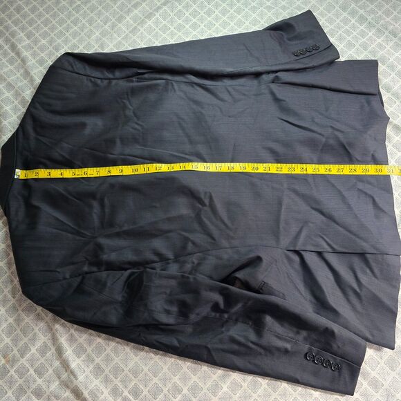 Canali Men's Virgin Wool Navy Blazer 42R - Picture 14 of 15